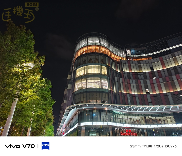 vivo V70 相機體驗 - 夜拍-1X