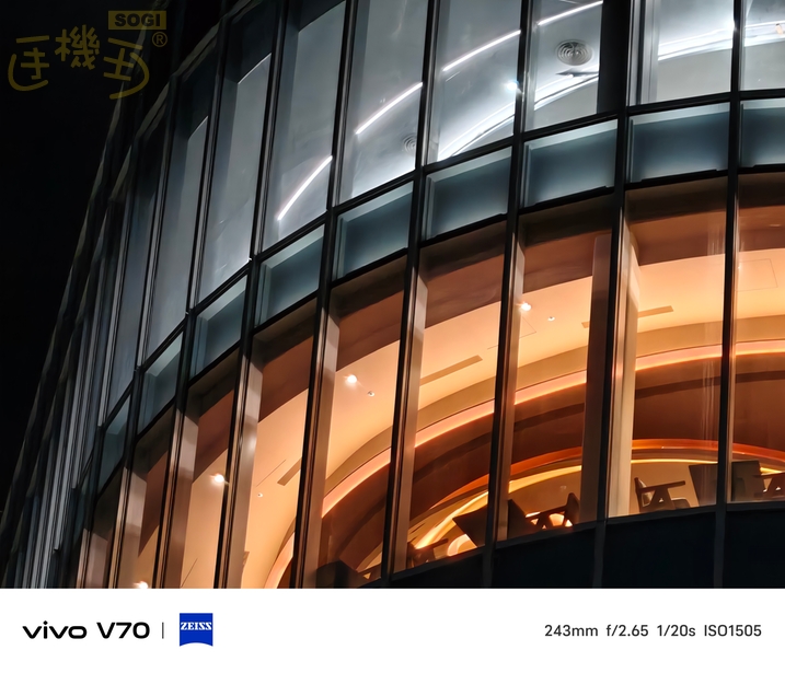 vivo V70 相機體驗 - 夜拍-10X