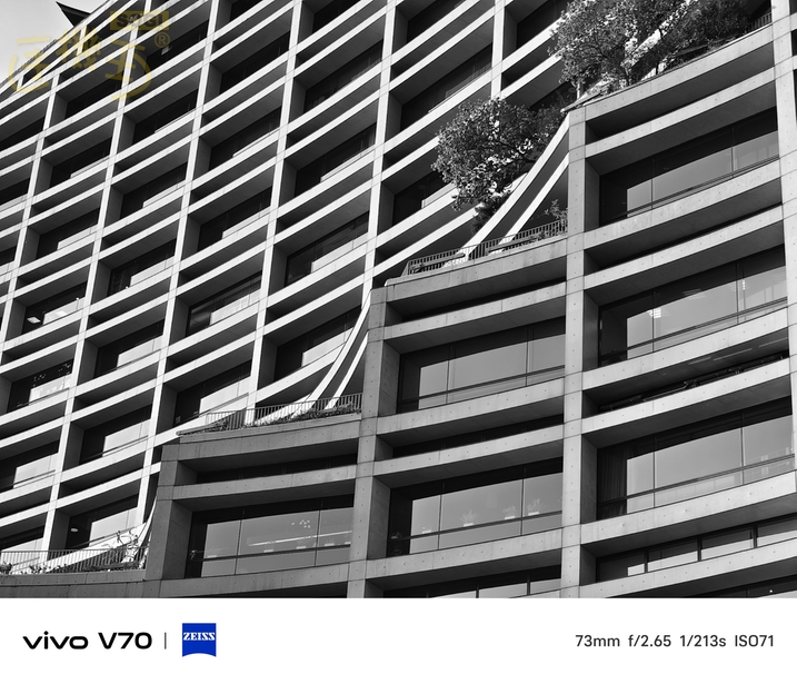 vivo V70 相機體驗 - 黑白