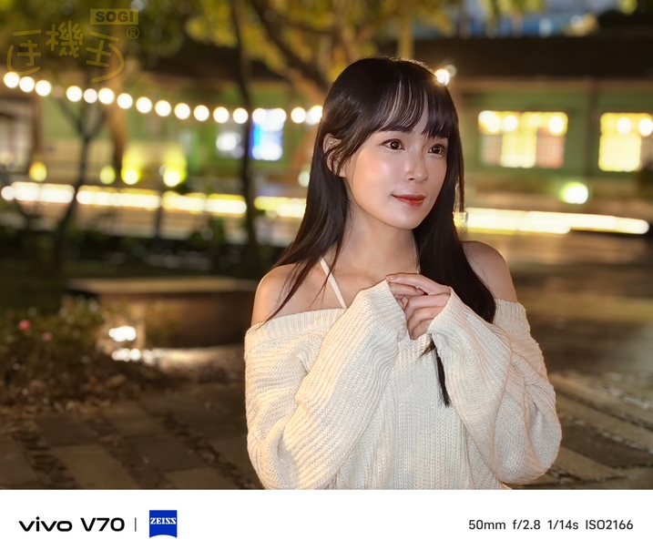 vivo V70 相機體驗 - AI柔光環（低）