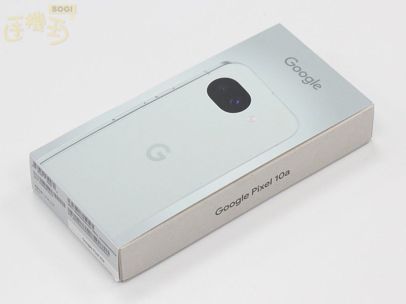 Google Pixel 10a 開箱外觀 - 盒裝外型
