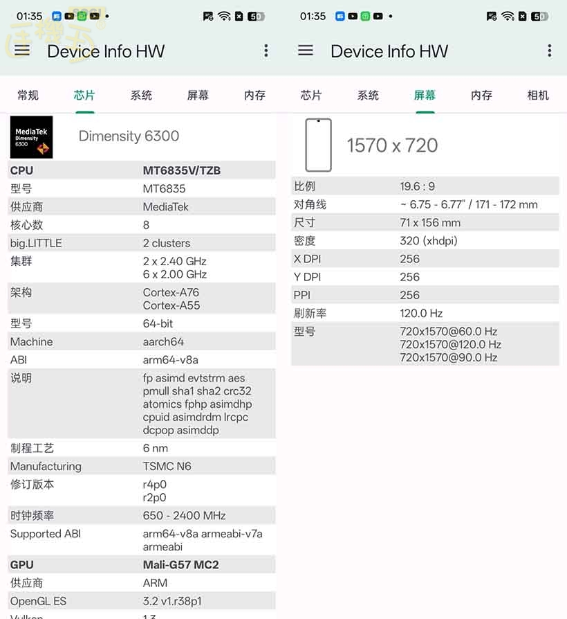 OPPO A6x 5G 效能跑分 - CPU / GPU