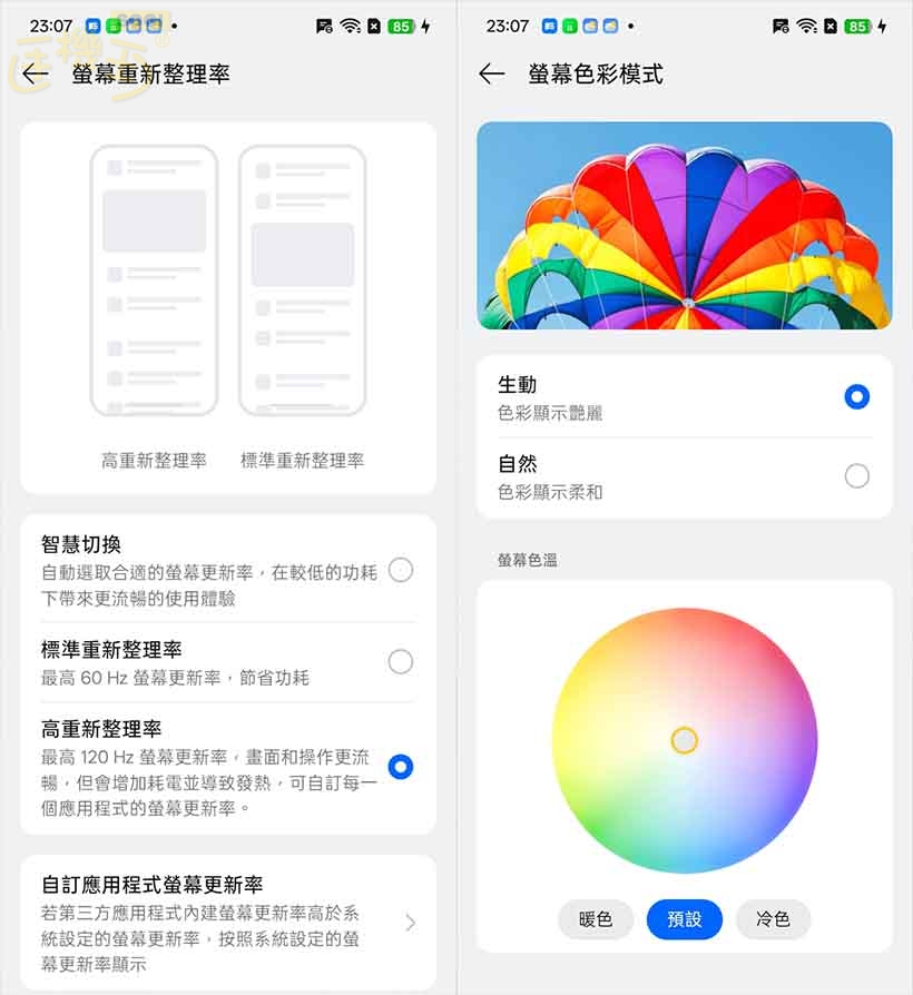 OPPO A6x 5G 特色功能 - 顯示技術