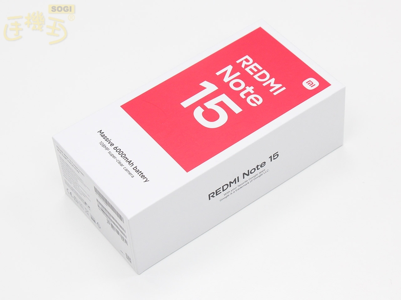 紅米 Note 15 外觀開箱 - 手機盒裝
