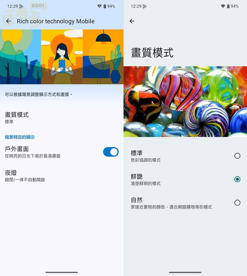 SHARP AQUOS wish5s 特色功能 - 顯示技術