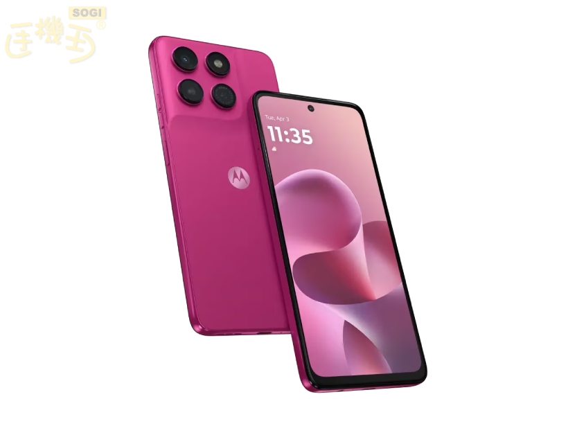 Motorola 新機上市資訊 - PANTONE Fuchsia Red