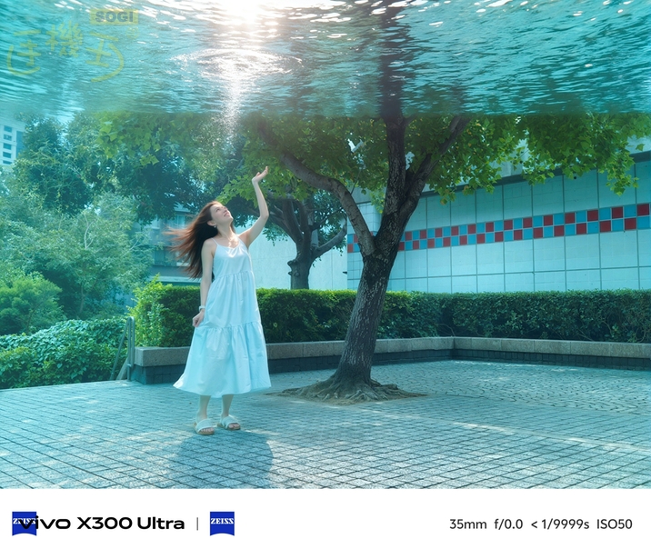 vivo X300 Ultra 相機體驗 - AI 風格旅拍人像 (水下萬物)