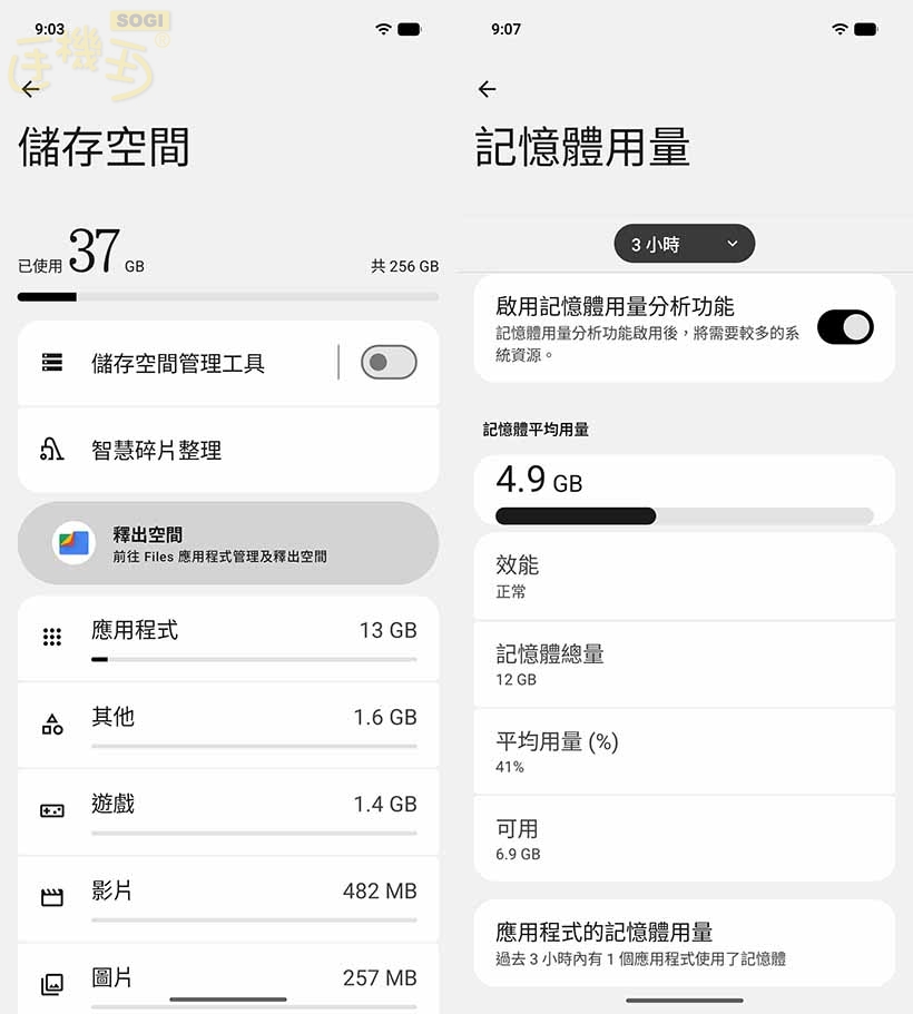 Nothing Phone (4a) 系列效能跑分 - ROM / RAM