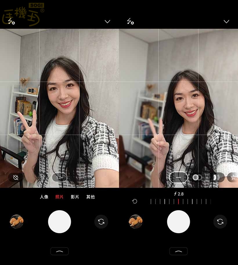 Nothing Phone (4a) 系列相機體驗 - 前鏡頭 UI