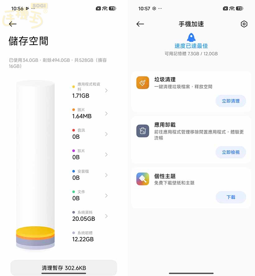 Xiaomi 17T Pro 效能跑分 - ROM / RAM