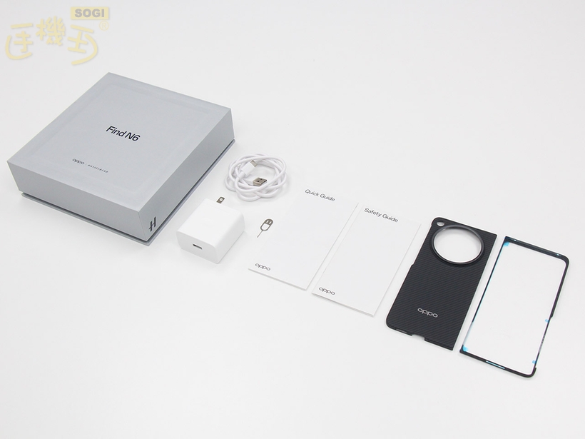 OPPO Find N6 開箱外觀 - 盒裝內容物