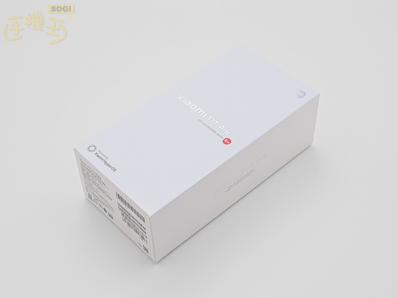 Xiaomi 17T Pro 開箱外觀 - 手機盒裝