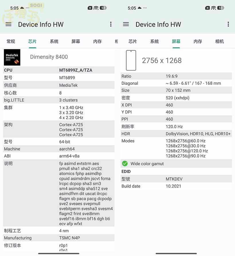 POCO X8 Pro 系列效能測試 - CPU / GPU