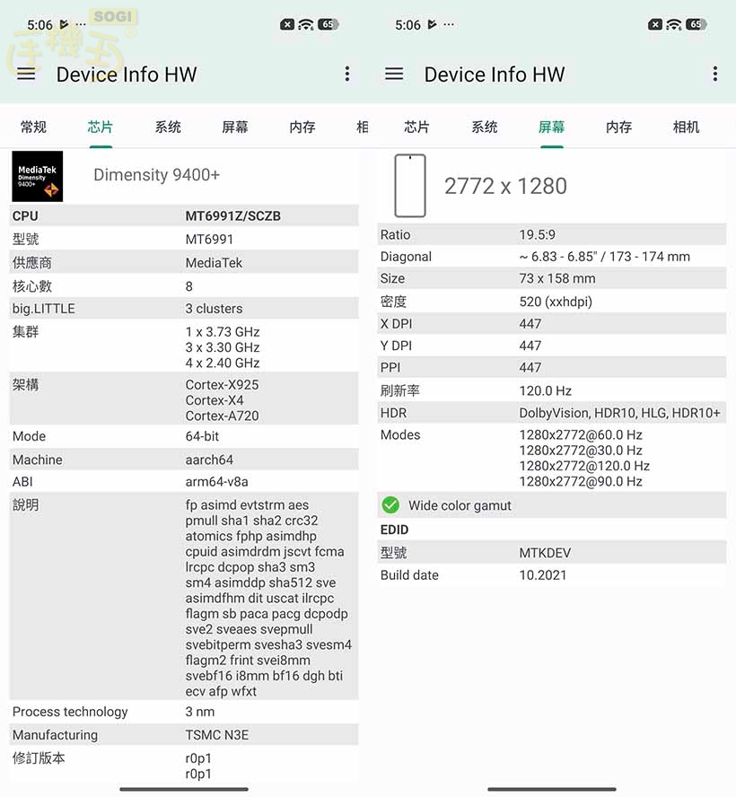 POCO X8 Pro 系列效能測試 - CPU / GPU